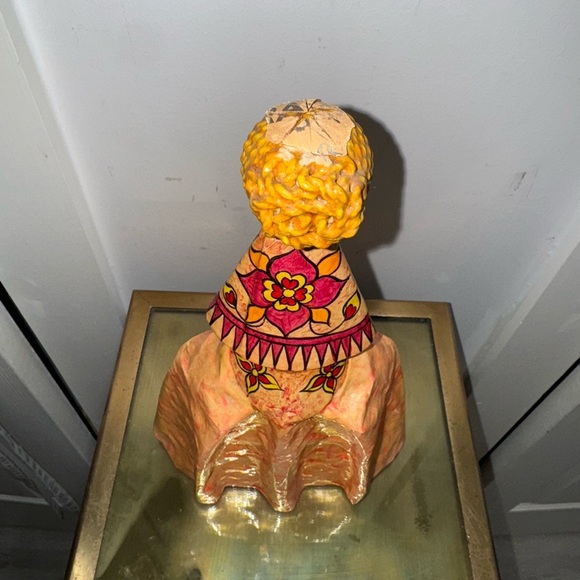 Paper Mache  by Pierre Lavat Mexican Folk Art Doll Figurine - Picture 4 of 8